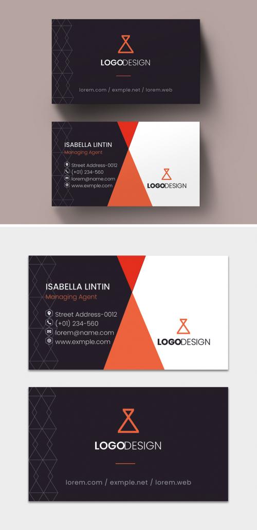 Business Card Layout - 467011122