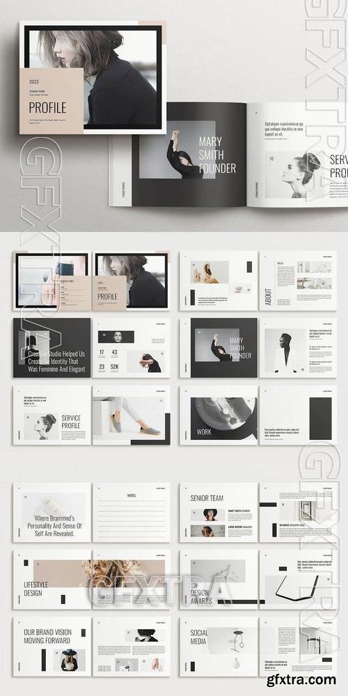 Studio Profile Template Landscape 79C78DH