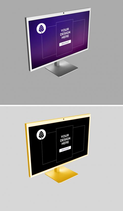 Computer Monitor Mockup - 467447686