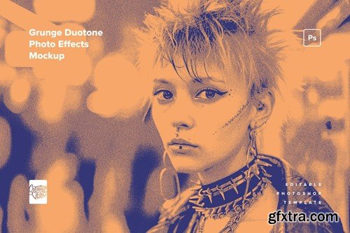 Grunge Duotone Photo Effects Pack AUETBX5