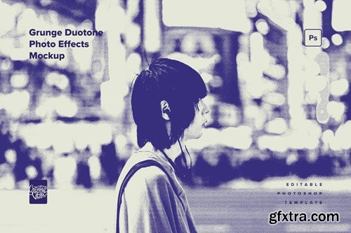 Grunge Duotone Photo Effects Pack AUETBX5