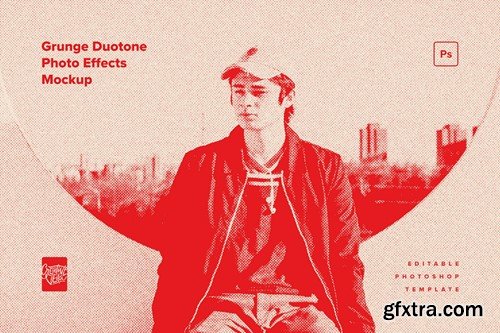 Grunge Duotone Photo Effects Pack AUETBX5