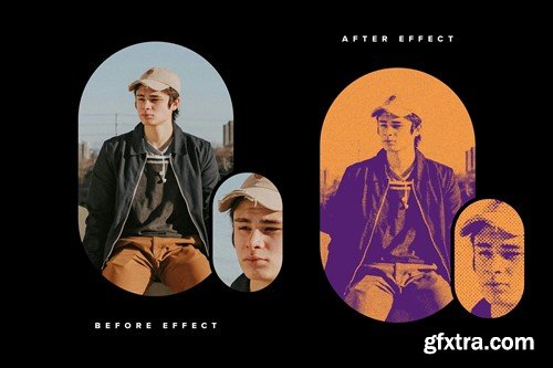 Grunge Duotone Photo Effects Pack AUETBX5