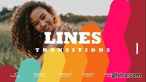 Videohive Flat Lines Transitions 51169949