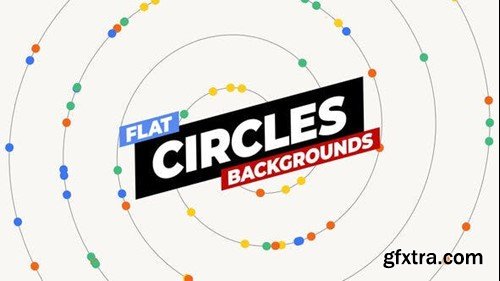 Videohive Flat Circles Backgrounds 51169161