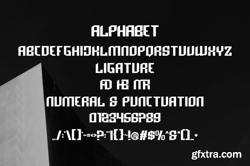 Amreud - Logotype Display Font X2SHVRW