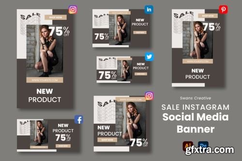 Instagram Banner Collections #14 13xPSD