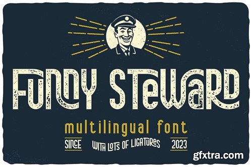 Funny Steward Display Font BDX4NY6