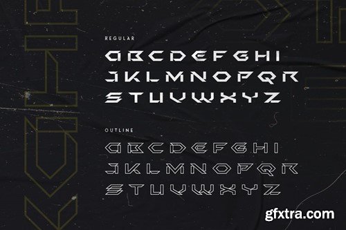 KAHF - Modern Futuristic Street Font UCEZLTG