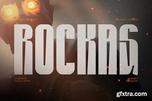 Rockas - A Modern Sport Display Font 8RGP9RB