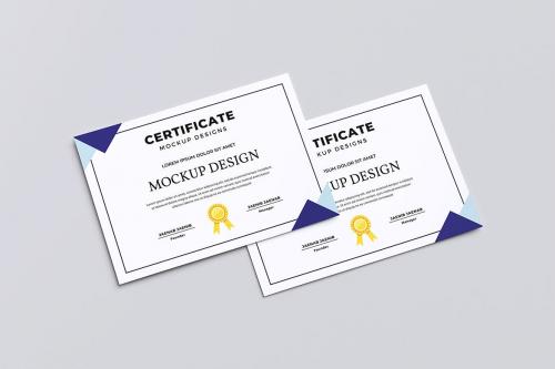 Certificate Mockup