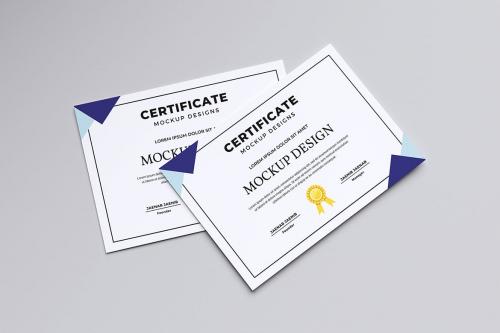 Certificate Mockup