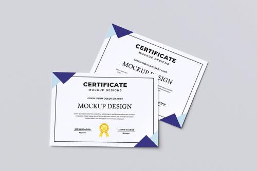 Certificate Mockup