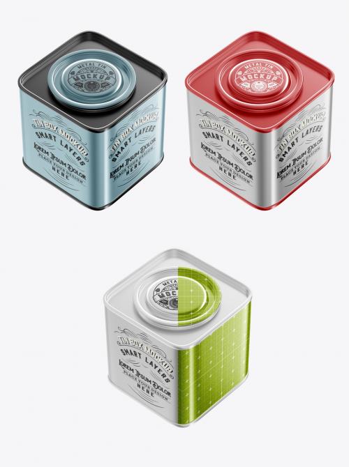 Colored Tin Mockup - 470002823