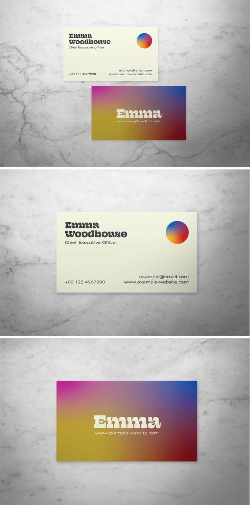 Colorful Business Card - 470190609