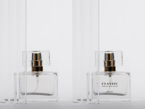 Editable Perfume Bottle Mockup - 470191857