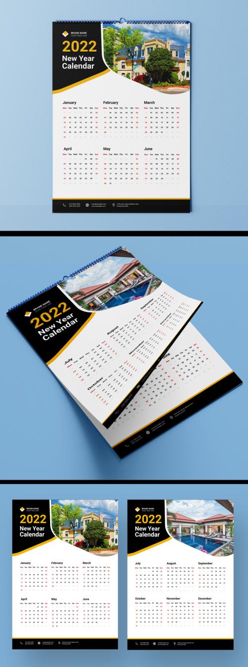 Wall Calendar Design Layout - 470735305