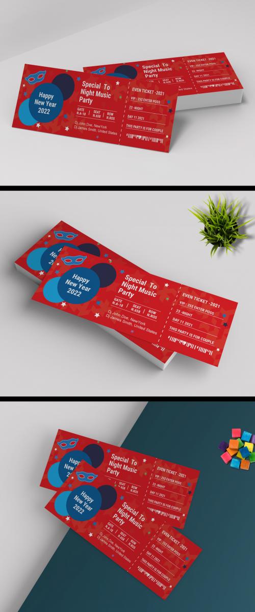 Event Ticket Layout - 470735311
