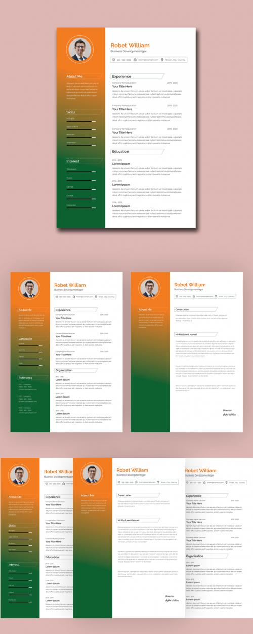 Creative Resume Layout - 470735363