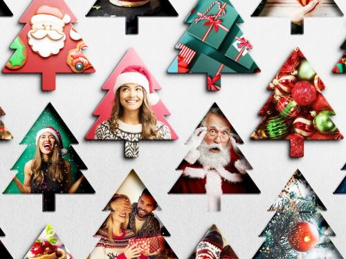 Christmas Collage Mockup - 470735439