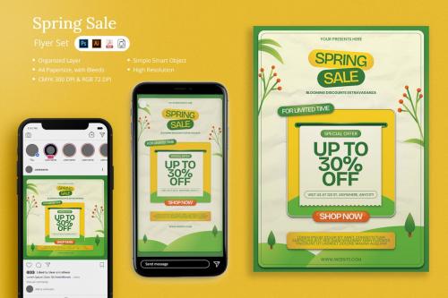 Ginny -Spring Sale Flyer Set