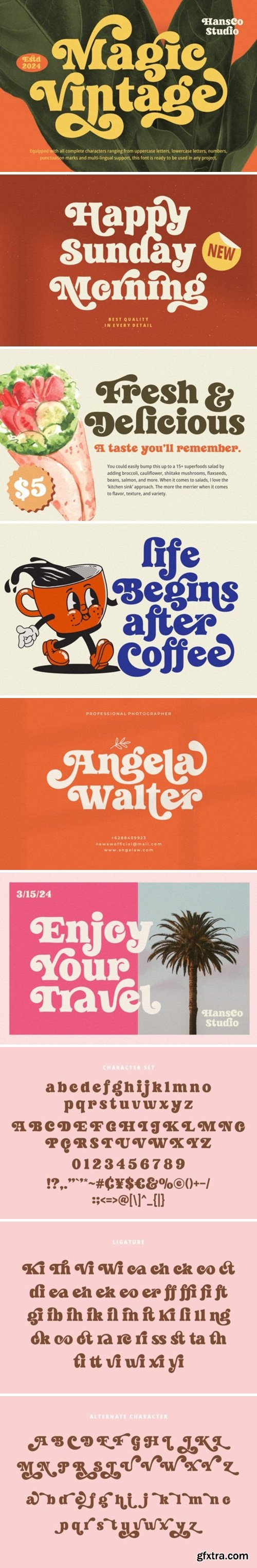 Magic Vintage Font