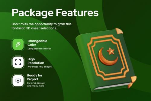 Ramadan Pack 3D Icon