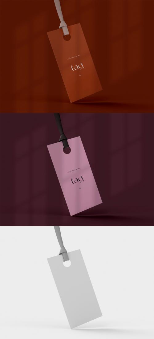 3D Hanging Label Tag Mockup - 471148519