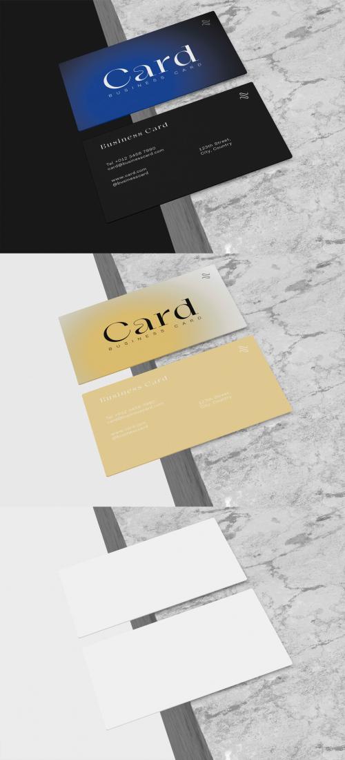 3D Business Cards Mockup - 471148610