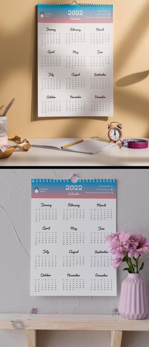 Calendar with Planner Design 2022 - 472108078