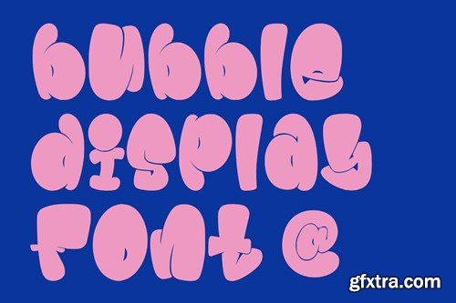 Jamboo Fat Bubble Display Font ATAWPEW