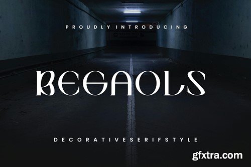 Begaols Decorative Font Style. SB7PBSG