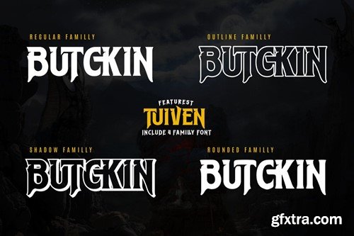 Tuiven - Movie Display Font XR7WAQM