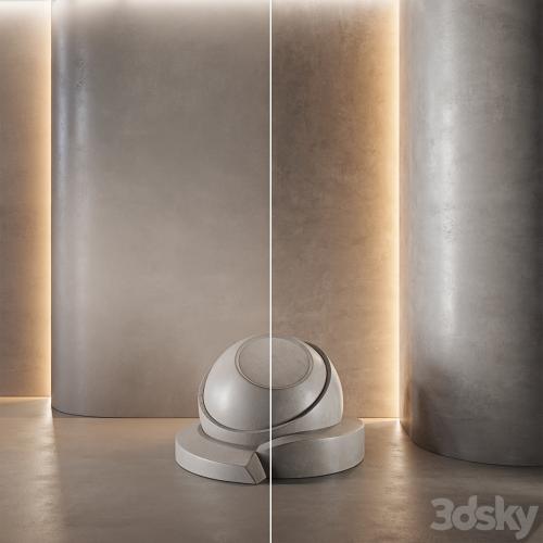 decorative plaster | Concrete set (seamless) | 34