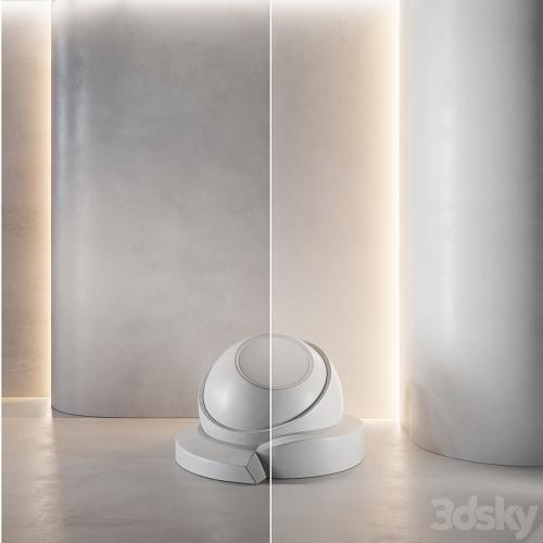 decorative plaster | Concrete set (seamless) | 34