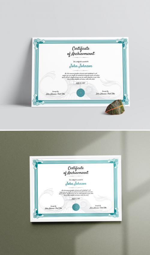 Achievement Certificate Layout - 472503689