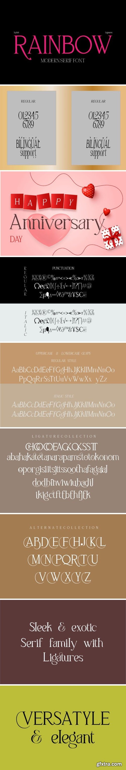 Rainbow Font