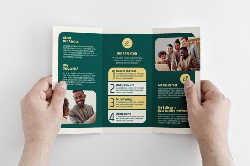 Morden Agency Trifold Brochure