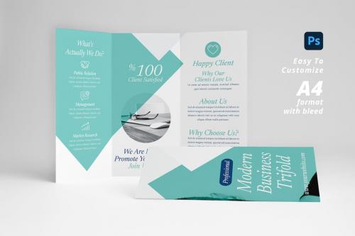 Modern Business Trifold Brochure