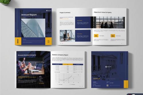 Annual Report Layout Template