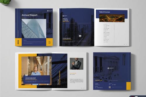 Annual Report Layout Template