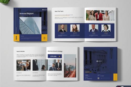 Annual Report Layout Template