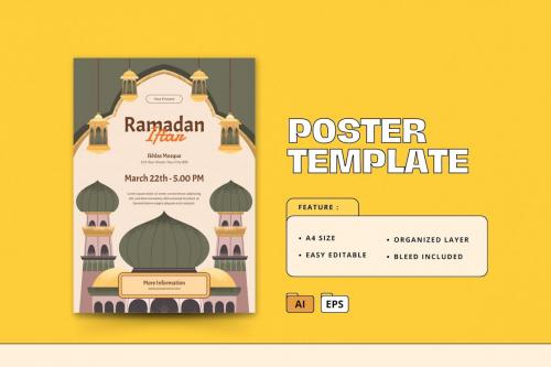 Ramadan Iftar Event Poster Design