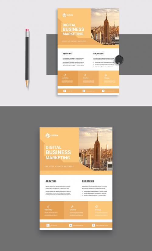 Corporate Business Flyer Layout - 472895260