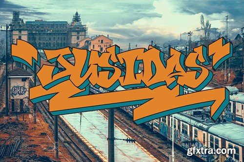 Jusidas - Grafiti Display Font N7TQTKQ