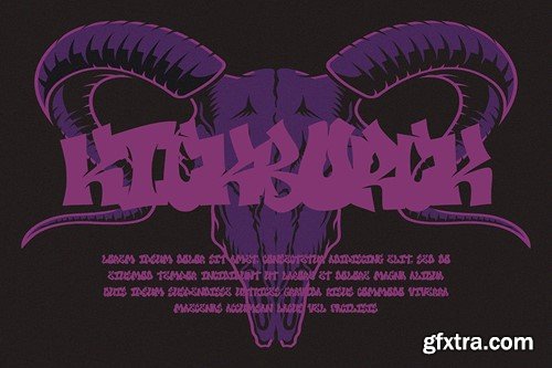 Jusidas - Grafiti Display Font N7TQTKQ