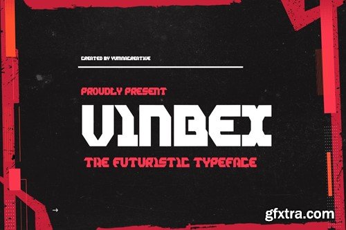 Vinbex - Futuristic Font 77FX5NZ