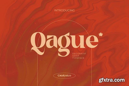 Qaque Decorative Serif Font J494LNE