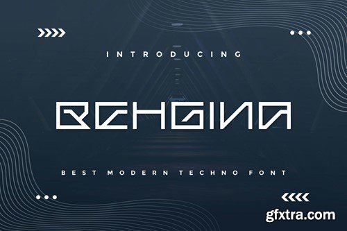 Behgina - Modern Techno Font EQWANME