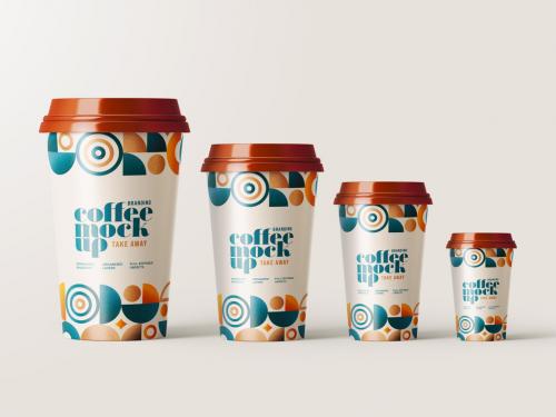 Take Away Coffee Cup Mockup - 473404055